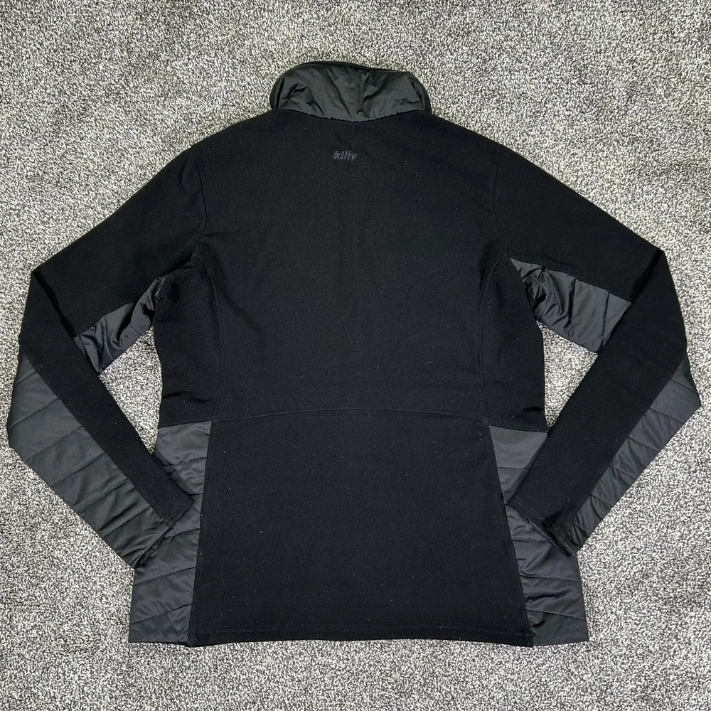 Killy Performance Athletic‎ Hybrid Insulated Midlayer Jacket Womens 44 Black - Picture 2 of 16